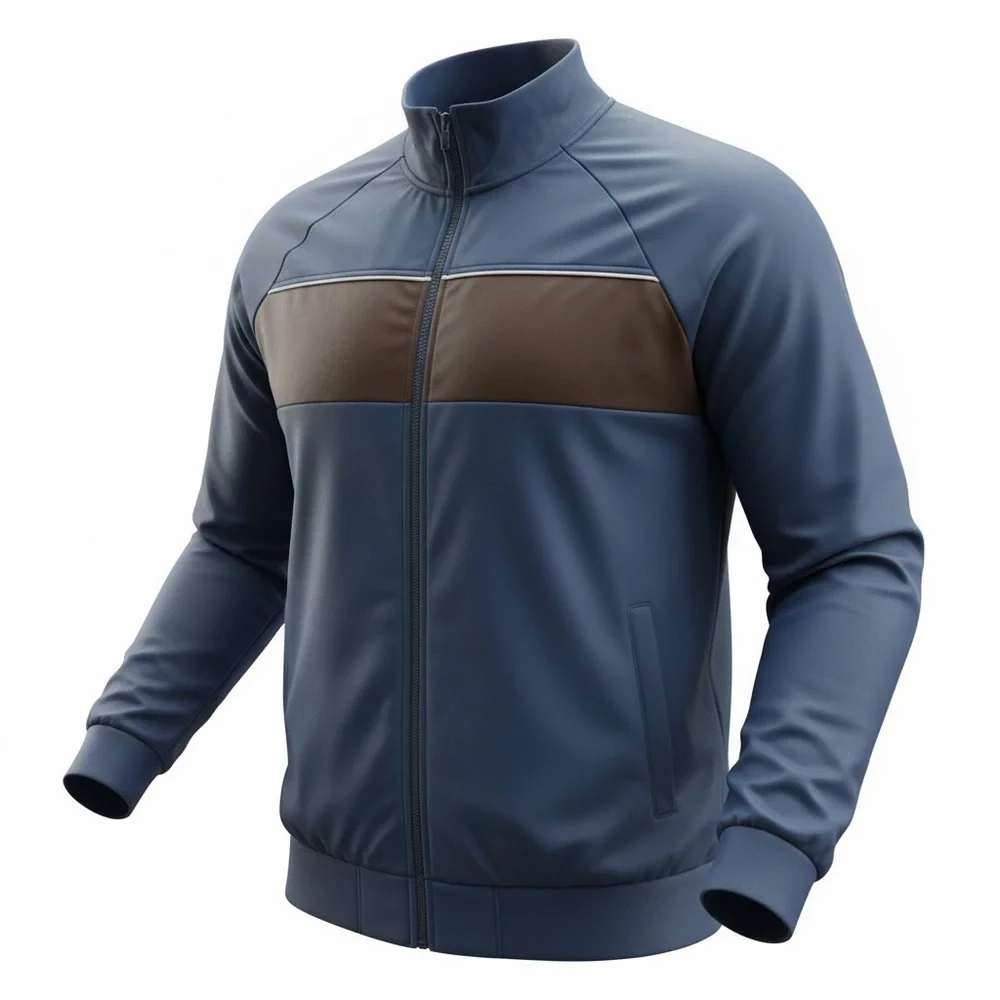 NWT - Athletica Men’s Blue Lightweight  Jacket - Size Medium